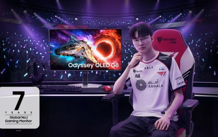 삼성전자 게이밍 모니터, 7년 연속 글로벌 1위... OLED 출하량 2배 급증