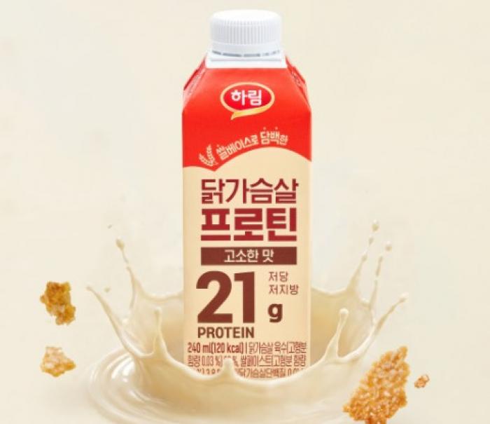 하림, 단백질 음료 신제품 ‘닭가슴살 프로틴 고소한 맛’ 출시