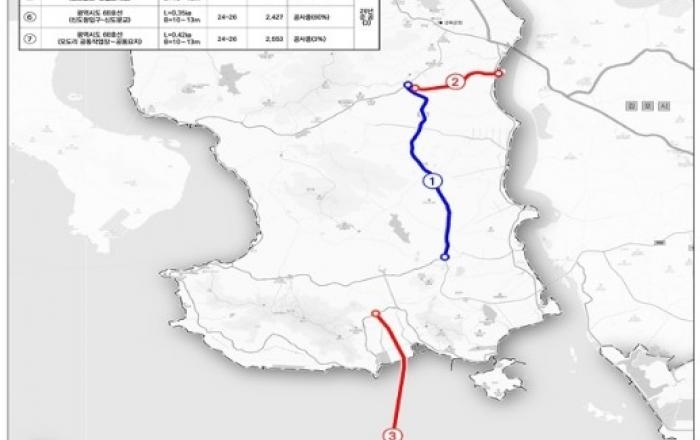 인천시, 2조 5천억 투입해 서북부 검단과 강화·옹진 도로망 대대적 확충
