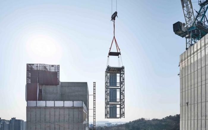 현대엘리베이터, 고층용 모듈러 공법 ‘세계 첫’ 상용화