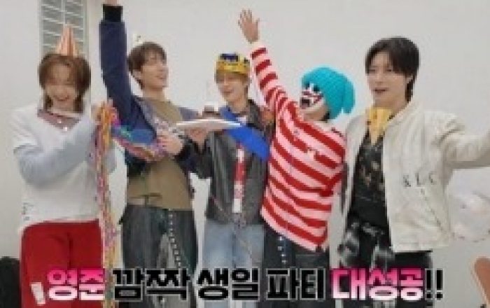 하츠웨이브 하기와, 1theK 브이로그서 반전 매력 발산… '천재 드러머'의 예능감