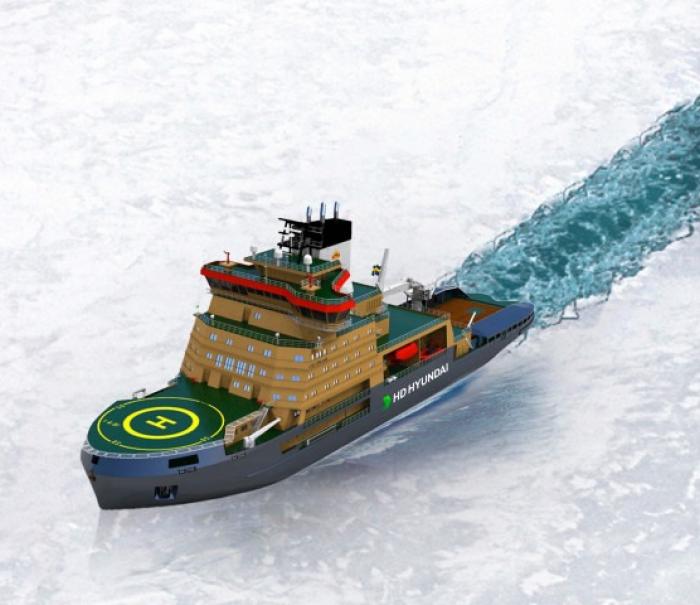 HD현대중공업, 국내 최초 해외 쇄빙 전용선 수주