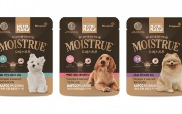 동원F&B, ‘뉴트리플랜 모이스트루 주식’으로 반려견 습식시장 진출