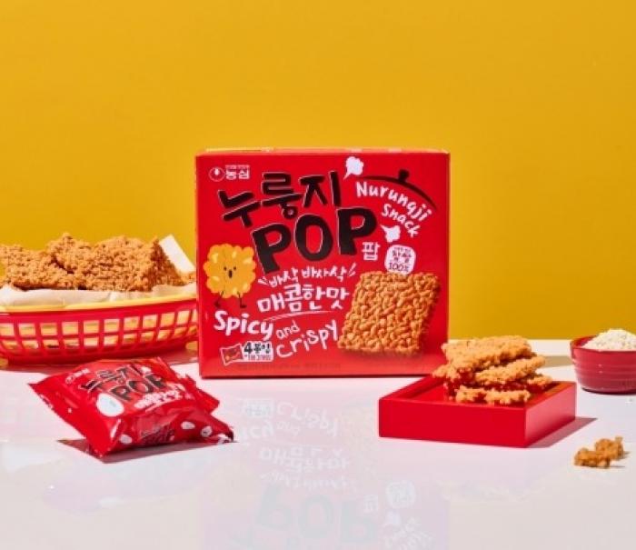 농심, '누룽지팝 매콤한맛' 출시... 철판볶음밥 풍미 담았다
