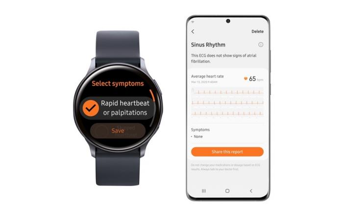삼성전자, 심전도(ECG) 측정 앱 허가 취득
