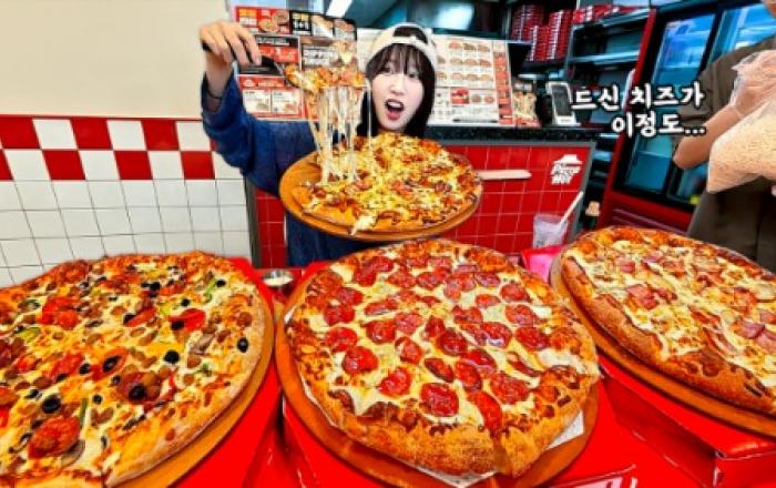 쯔양도 반한 치즈 감동 실화, 피자헛 ‘한근반근 치즈페스타’ 먹방 영상 화제