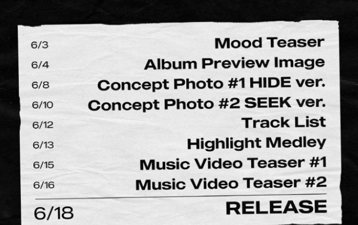 위키미키, 세 번째 미니앨범 ‘HIDE and SEEK’ 스케줄러 공개! 컴백 카운트다운 돌입!