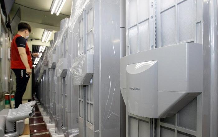 LG전자, LG 휘센 에어컨 생산라인, 무더위에 풀가동
