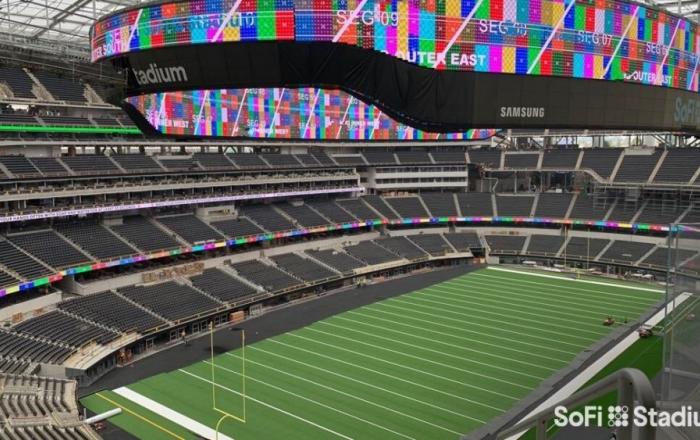 삼성전자, 美 LA 미식축구 경기장에 초대형 LED 사이니지 설치
