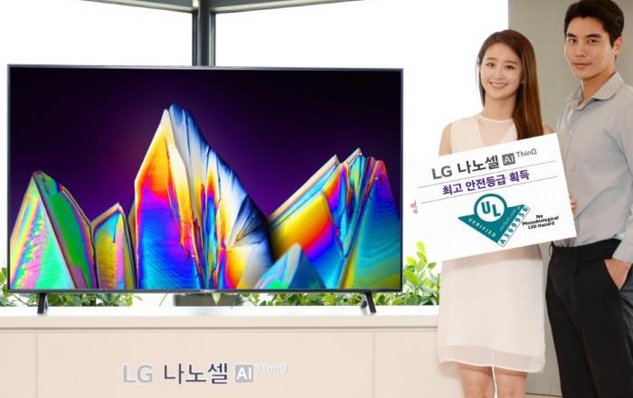  LG전자, 시력 보호까지 고려한 'LG 나노셀 TV', UL로부터 최고 안전등급 획득