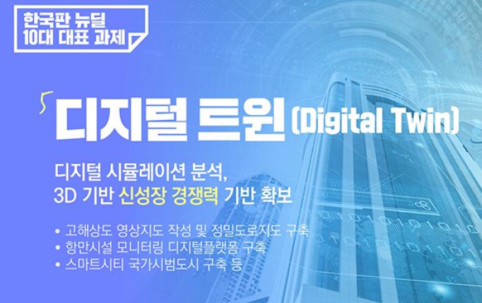 한국판 뉴딜,  2022년까지 ‘디지털 트윈’ 핵심 기반 구축