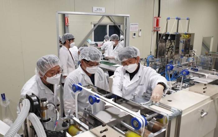 마스크 필터용 부직포 생산량의 15%내 6일부터 수출 일부 허용