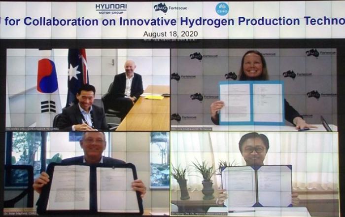 현대자동차, 호주 연구기관·기업과 손잡고 그린 수소 생산 기술 개발
