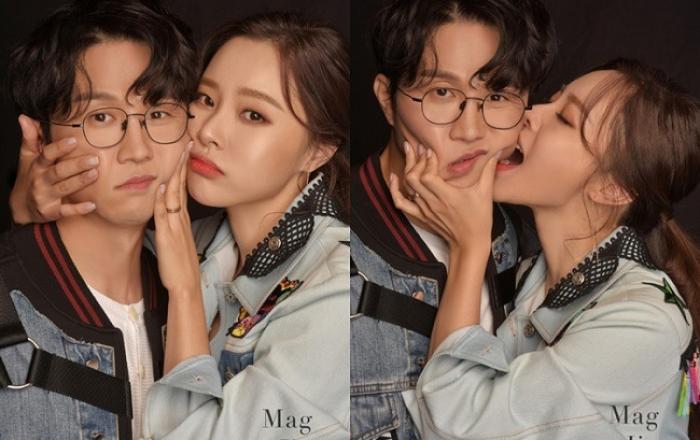 개그맨 박성광, 아내 이솔이와 사랑스러운 커플 화보 공개