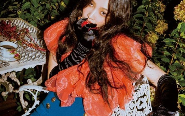 레드벨벳 조이, 밤의 숲에서 찍은 매혹적인 화보 공개