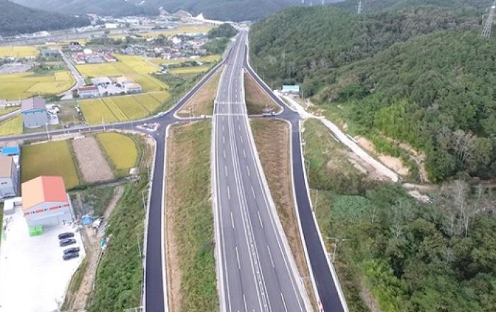 국도 7호선 양산시 용당동∼울산시 웅촌면 4차로 개통