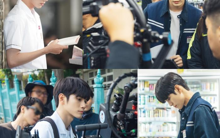 ‘열여덟의 순간’ 옹성우, 열정 가득한 현장 포착!