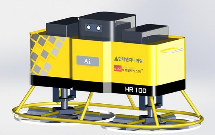 국내 최초 콘크리트 바닥 3D 스캐너 ‘AI 미장 로봇’ 개발