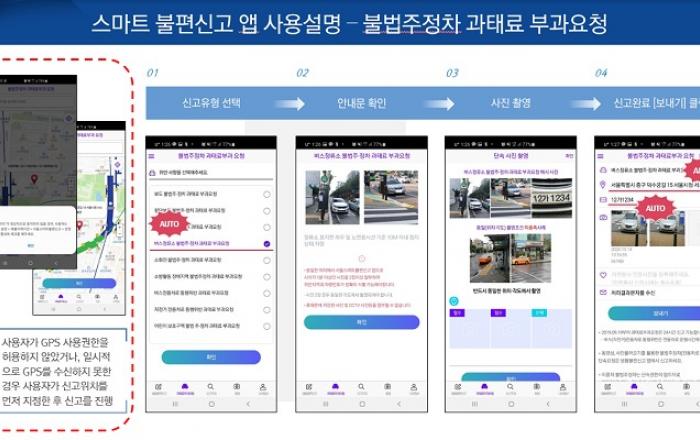 불법주정차 신고 간편해진다…앱 켜고 사진만 찍으면 끝