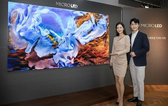 삼성전자, 마이크로 LED TV 110형 전격 공개