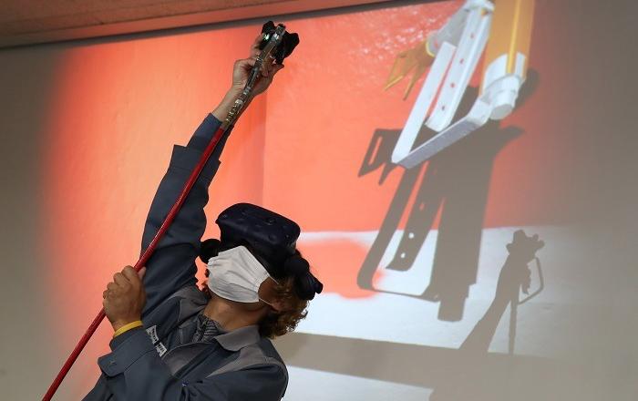 삼성중공업, 가상현실(VR) 기술로 친환경 도장 인력 육성