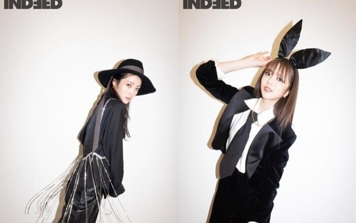 위키미키 지수연X루시, 연말 분위기 물씬 풍기는 화보 공개! 