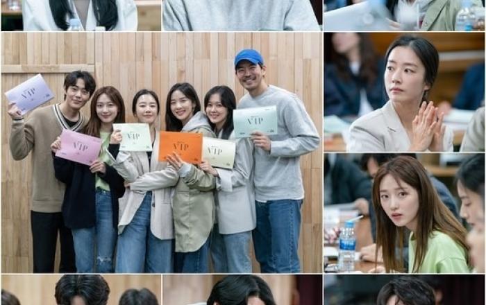 오피스 멜로 드라마 ‘VIP’ 장나라X이상윤, 배우들의 첫 대본리딩 현장…열정+케미 폭발