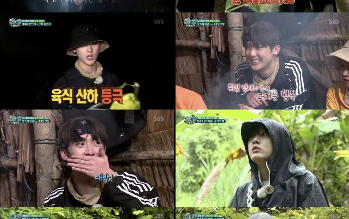 ‘정글의 법칙’ 윤산하, 반전 매력 발산! 누나들 지키는 ‘상남자’!