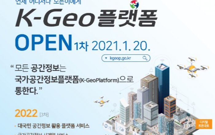 국가공간정보 통합・활용체계 개선 1단계 사업완료