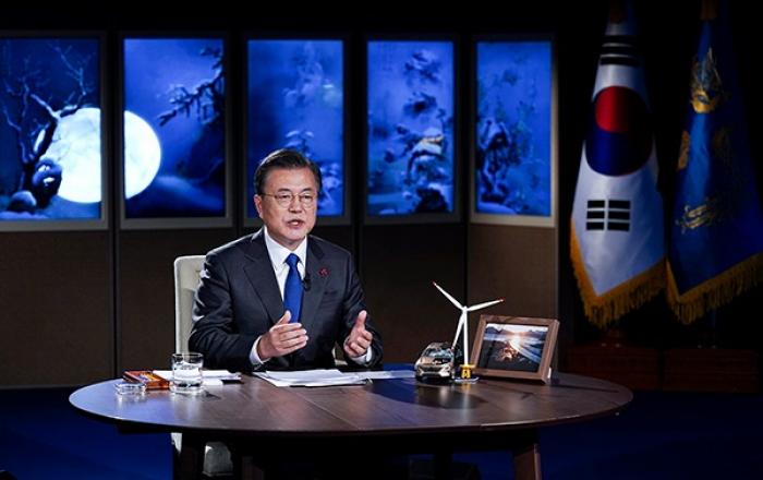 문재인 대통령, 세계경제포럼 주최 ‘2021 다보스 아젠다 한국정상 특별연설’