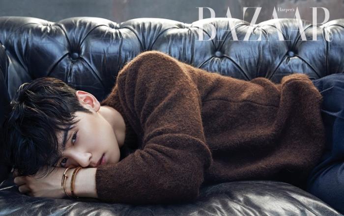 시선강탈자 차은우, 카리스마부터 부드러움까지! 시크한 반전 매력 화보 공개!