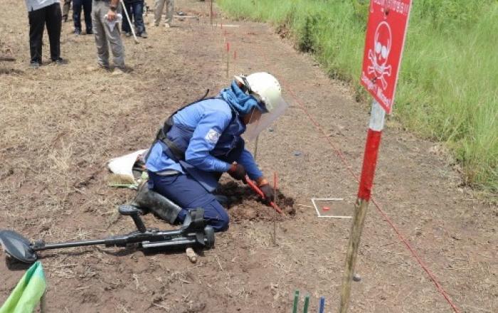 코이카, 캄보디아서 축구장 8천 개 면적 지뢰 제거